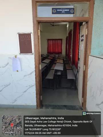 Classroom 101, SES Dayal Asha Law College