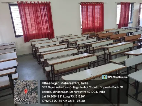 Classroom 101, SES Dayal Asha Law College