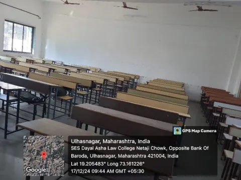 Classroom 102, SES Dayal Asha Law College