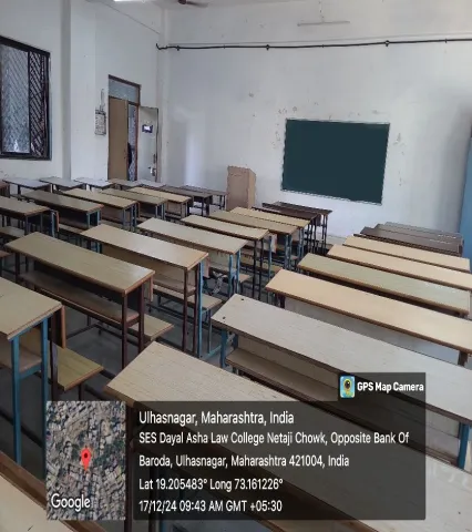 Classroom 102, SES Dayal Asha Law College