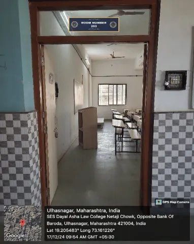 Classroom 203, SES Dayal Asha Law College