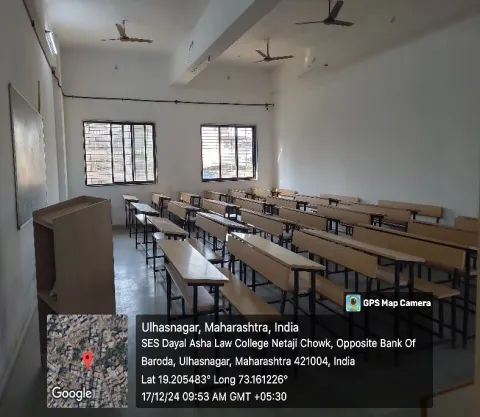Classroom 203, SES Dayal Asha Law College