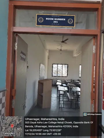 Classroom 301, SES Dayal Asha Law College