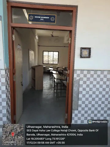 Classroom 302, SES Dayal Asha Law College