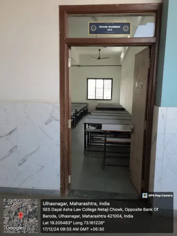 Classroom 303, SES Dayal Asha Law College
