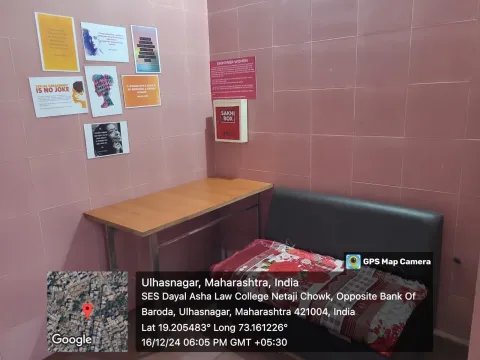 Girls’ common room, SES Dayal Asha Law College