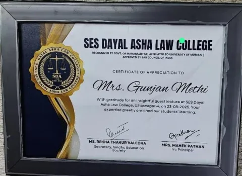 Guest lecture: Company Law and Secretarial Practice