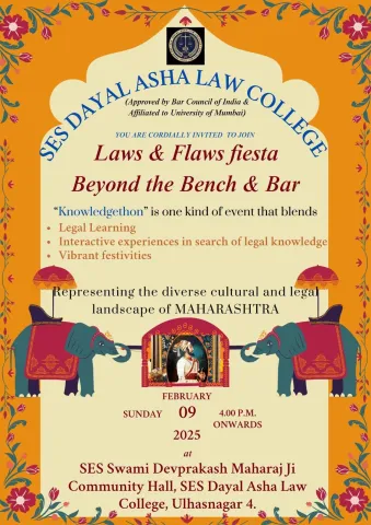 Laws and Flaws Fiesta – Beyond the Bench and Bar (fun fair) – invitation