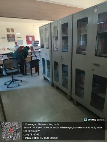 Library, SES Dayal Asha Law College
