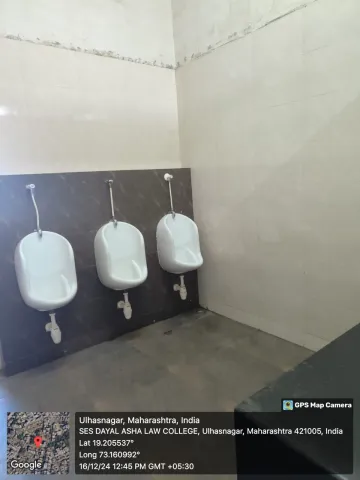 Boys’ washroom, SES Dayal Asha Law College