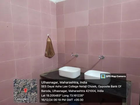 Girls’ washroom, SES Dayal Asha Law College