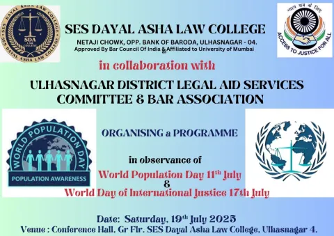 World Population Day and World Justice Day